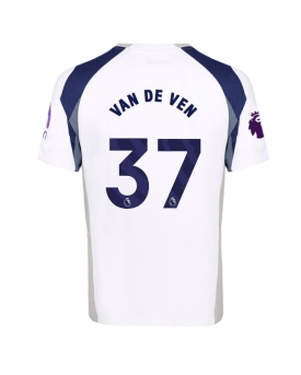 Billige Fotballdrakt Tottenham Hotspur Micky van de Ven #37 Replika Hjemmedrakt 2025-26 Kortermet